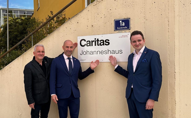 von links nach rechts: Nationalratsabgeordneter Christian Lausch, Landesrat Dr. Christoph Luisser, Landtagsabgeordneter Michael Sommer